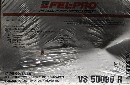 Juego de juntas de cubierta de válvula de motor Fel-Pro VS50080R, par - Imagen 2 de 2