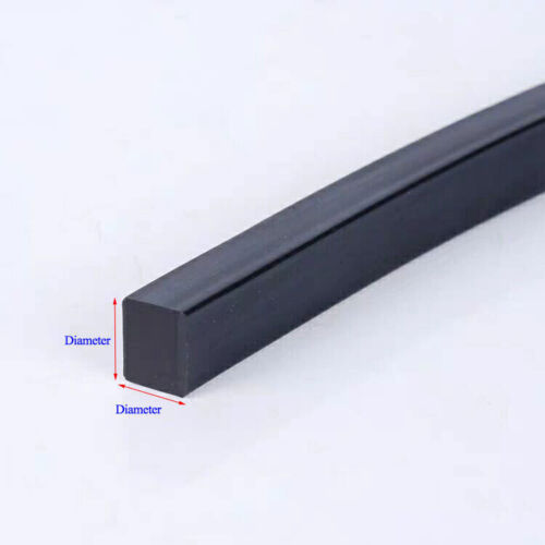 Black Solid Nitrile Rubber square-shaped / O Ring Cord Oil Water Seal Gasket - Picture 10 of 11
