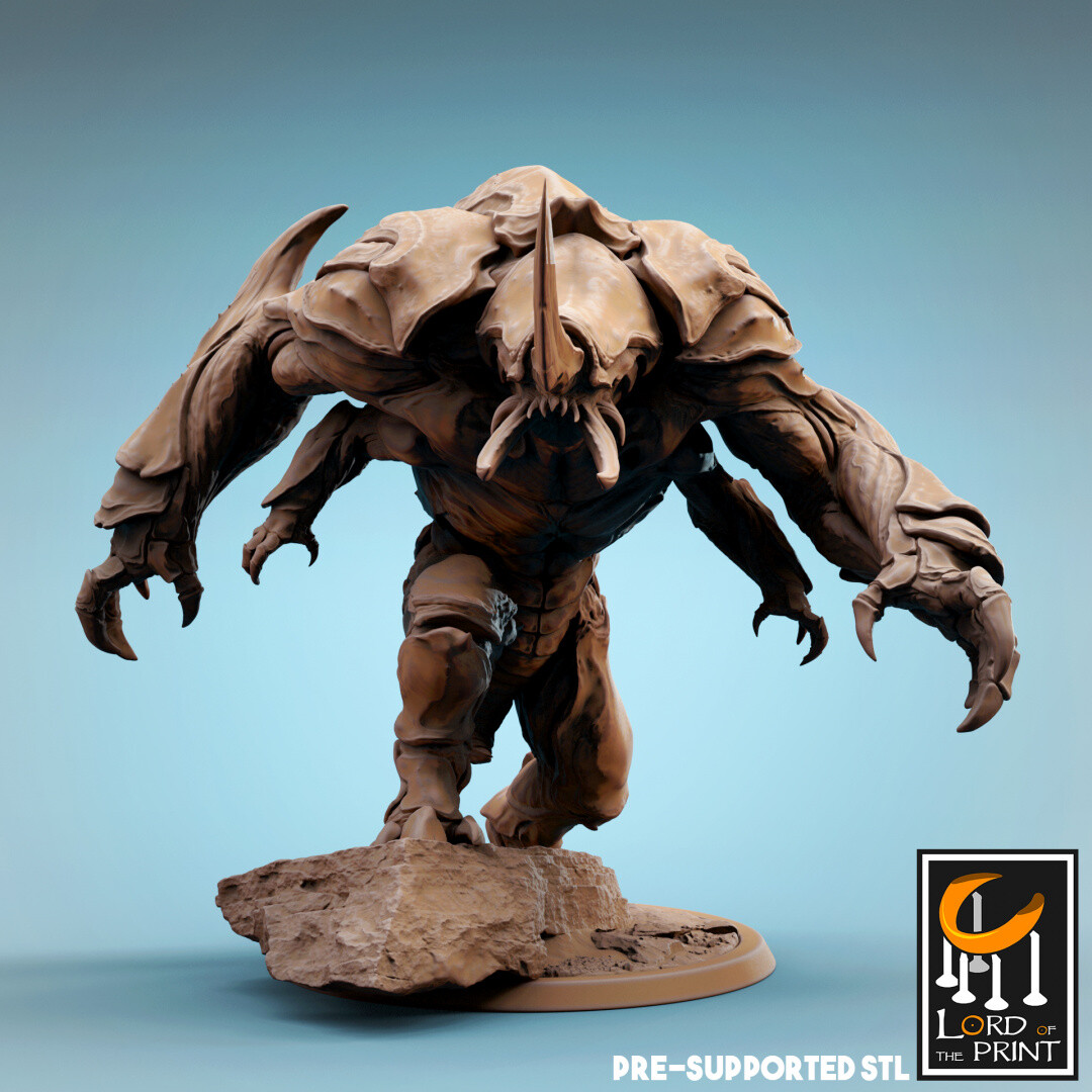 D&D フィギュア Umber Hulk D&D Unpainted Minis - Umber Hulk - Rain City Games