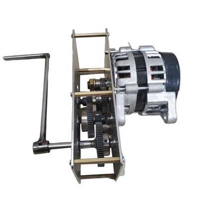 1500/2000W Portable Hand Crank Generator PMA Permanent Magnet Pure Copper Wire