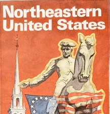 1976 Citgo Road Map Bicentennial Eastern US American Revolution Vintage 8 DWF10