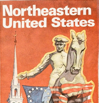 1976 Citgo Road Map Bicentennial Eastern US American Revolution Vintage 8 DWF10