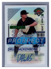 2024 Panini Prospect Edition #184 Drue Hackenberg Base Auto