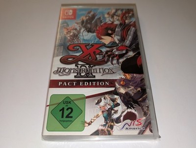 Ys Ix: Monstrum Nox Pact Edition (Nintendo Switch) Neu OVP ungeöffnet