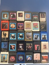 Vtg Lot Of 65 8 Track Tapes Rock Stones The Cars F. Mac Elvis Boston Journey Etc