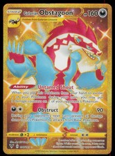 Galarian Obstagoon 198/185 Secret Rare Vivid Voltage Pokemon Holo Near Mint