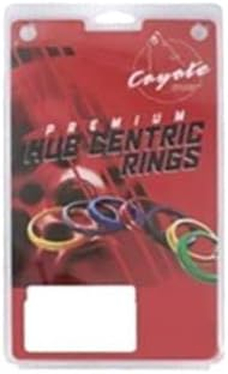 Set of 4 Hub Centric Ring 110Mm OD to 106.10Mm Hub ID, Black Polycarbonate (Whee