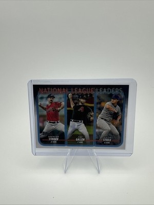 2024 Topps Series 1 - League Leaders Zac Gallen, Spencer Strider, Justin Steele