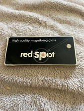 Ancienne loupe tache rouge dans sa boîte d'origine. Objectif 75 mm.