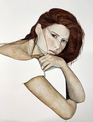 Christine Rosamond  Maggie  Hand Signed Limited Edition Lithograph w COA