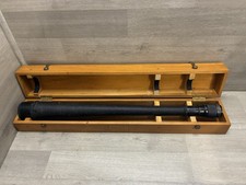 1943 US Navy Quartermaster Spyglass Mk. II Mod.I 16x w/ Wooden Case BU Ships