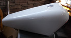 Harley Davidson CHOPPER WHITE Gas Fuel TANK Custom DESIGN