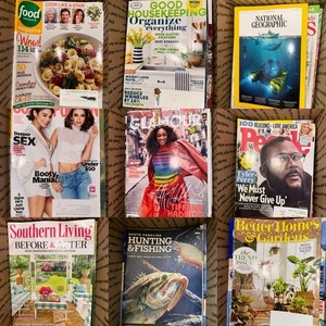 Medium Flat Rate Of Magazines For Collage Making Arts & Crafts ~25 Magazines