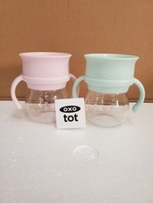 OXO Tot Transitions Sippy Cups 360 Lid Spill Proof Baby Toddler Cup