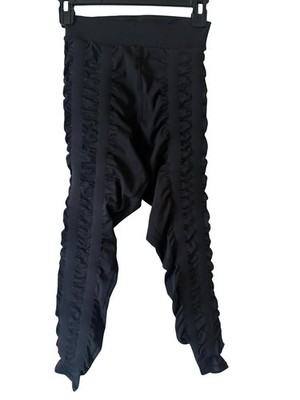 SKINNIFY Resistance Band Leggings Black Scrunch Sculpt Gym Yoga  SZ S