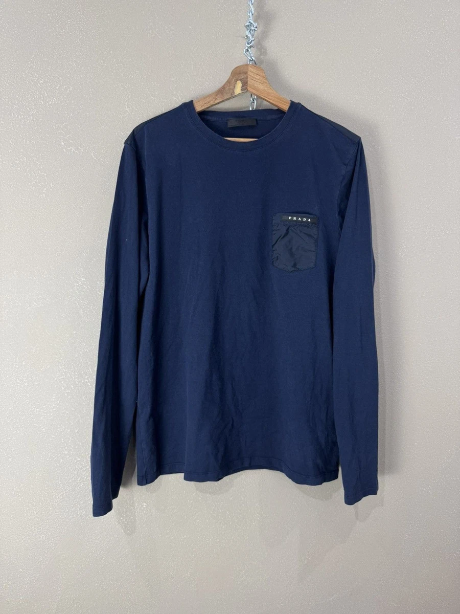 PRADA Long Sleeve Solid T-Shirts for Men for sale | eBay