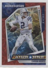 2021 Panini Rookies & Stars Airborne Red Scope Prizm Carson Wentz #AB-15 0m99