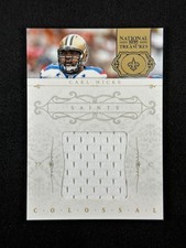 2011 National Treasures Colossal Pro Bowl Materials #64 Carl Nicks /99 NO Saints
