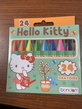 Bendon Hello Kitty 24-Count Crayons, NIB