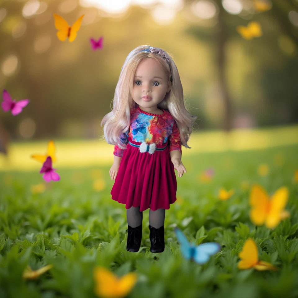 Paola Reina 06564 Las Reinas MARTA Vinyl Doll 60cm./23.6in with Vanilla Scent - Image 3 of 4