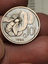 Alta Conservaxione MONETA VITTORIO EMANUELE III° 10 CENTESIMI RAME 1926
