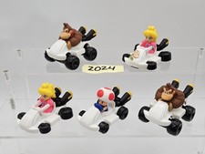 2024 Nintendo Mario Kart McDonald  s Happy Meal Toys Lot of 5 Peach Kong Toad