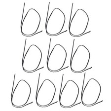 10Pcs Temperature Sensor PVC Epoxy Resin Temp Thermal Thermistor Probe For