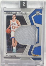 Tyler Kolek 2024-25 Panini Instant NBA Rookie Kicks Nike Sneaker Patch #'d 4/10