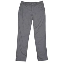Birddogs Pants 32 x 30 Gray Slim Fit Chinos Office Smart Casual Stretch Lined