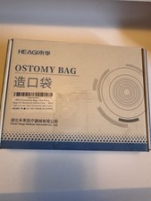 10 Pack Colostomy Bags, One Piece Ostomy Clear NEW HEAGI OSTOMY 14 To 45mm