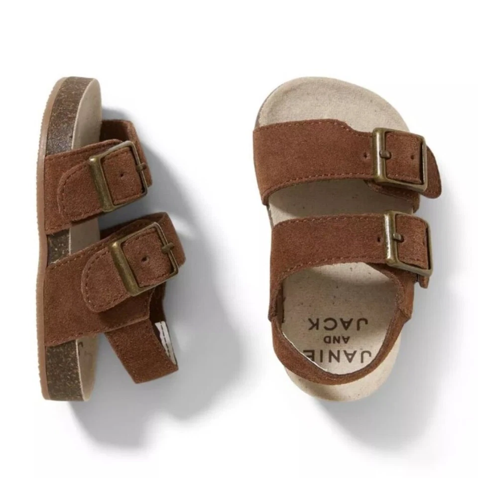 Sandalia Huarache Janie and Jack Cuero Chocolate 18-24 meses nueva con etiquetas Foto 2 de 4