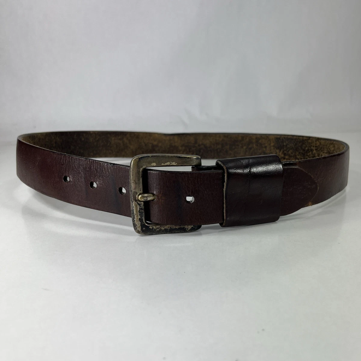 Vintage Llama Calf Black Leather Belt 34 Classic Minimalist EXOTIC Unisex Basic Luca Luxe Italian Calf Leather Belt - Black | Martin Dingman main image 2