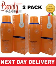 2 x Lancaster Sun Beauty Body Milk SUBLIME TAN SPF15 175ml Silky Milk Sun Care