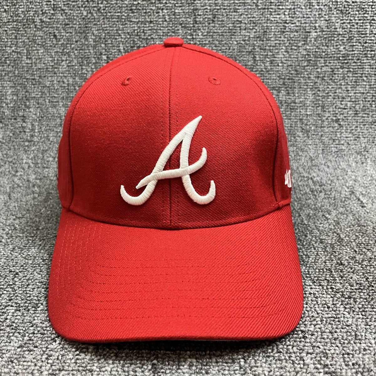 Atlanta Braves '47 MVP Hat Red MLB Adjustable Structured Script A Cap