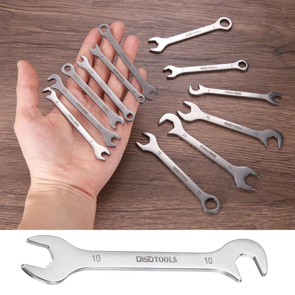 Super-Dünner Ringschlüssel 10mm Metrischer Doppelringschlüssel 30Cr13 Edelstahl - Bild 3 von 4