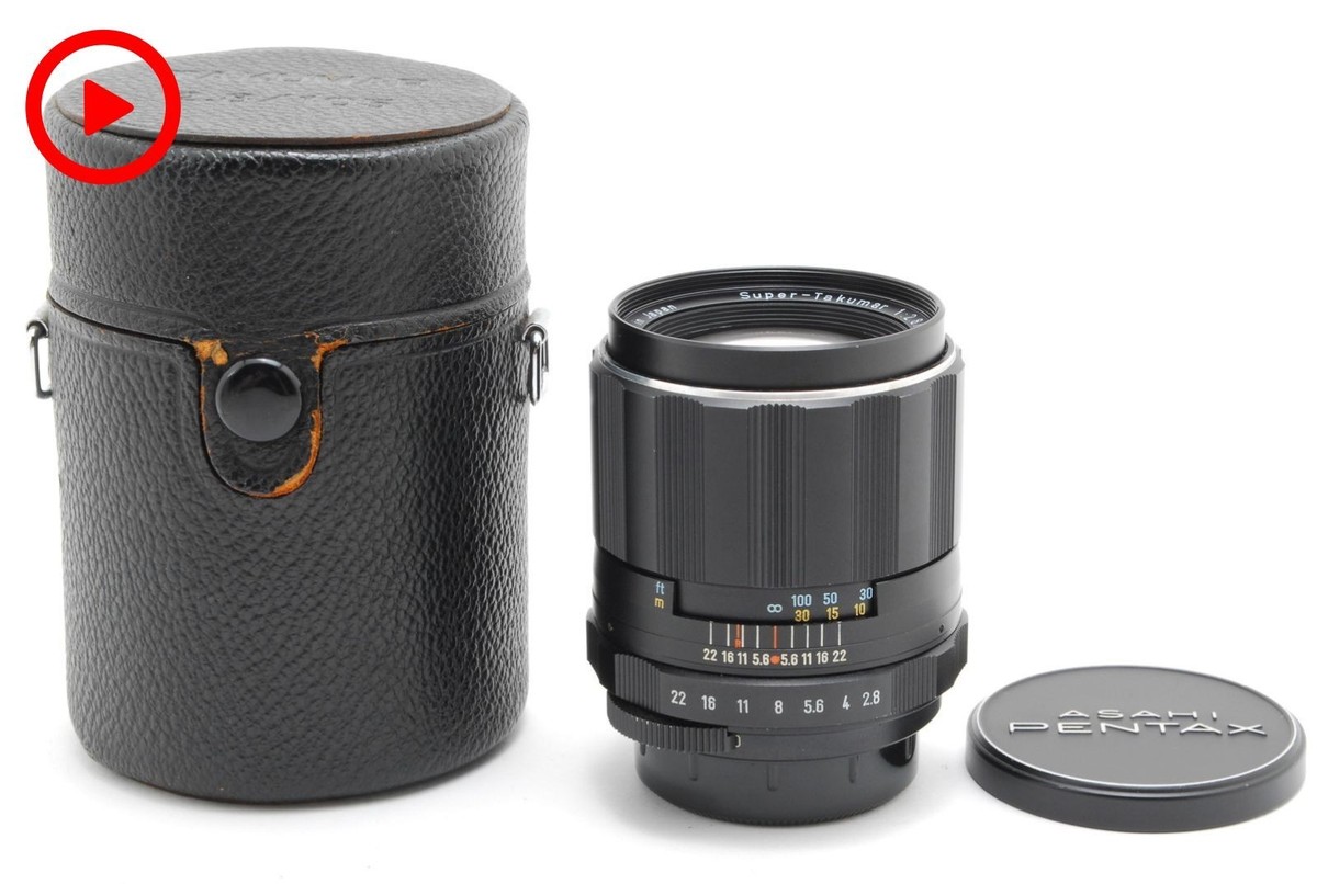 MINT w/ Case] Pentax Super Takumar 105mm MF Lens for M42