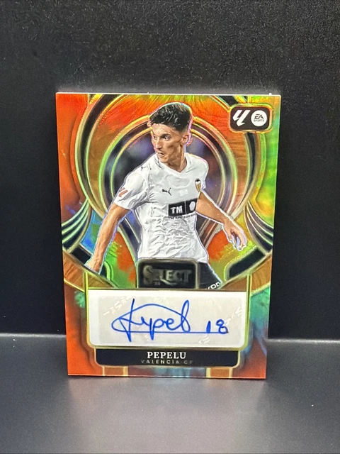 2025-26 Panini Select LaLiga - Select Signatures Pepelu - Tie Dye Prizm /25 (AU)