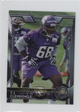 2015 Topps Chrome Mini Rookies TJ Clemmings #163 c7w