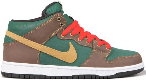 Size 8M/9.5W - Nike SB Dunk Mid Fender Bass Sz 8M 314383-102 Pre