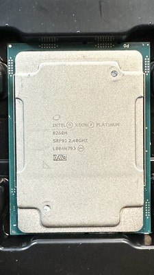 Intel Xeon Platinum 8260M SRF9J 24 Core 2.4Ghz 35.75MB L3 CPU Processor 165W