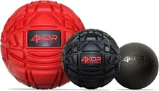 4KOR Massage Balls for Trigger Point Therapy - Myofascial Release Ball -... 