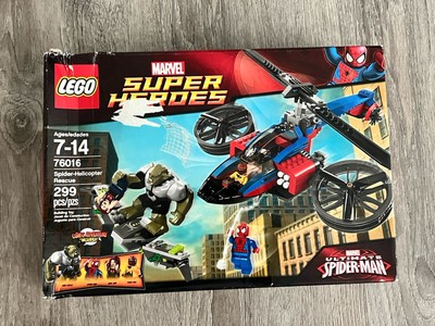 LEGO Marvel Universe Super Heroes Spider-Man Helicopter Rescue 76016 Damaged Box