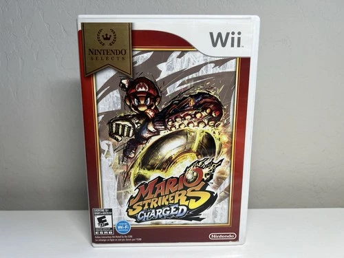Mario Strikers Charged (Nintendo Wii, 2007) Nintendo Selects Complete CIB