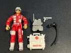 gi joe lot figure 1986 Lifeline 100% complete No Cracked Elbows
