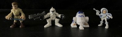 Hasbro Star Wars Galactic Heroes Obi-Wan, Clone Trooper, Padme, R2-D2