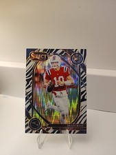 2024 Panini Select - Club Level Drake Maye #218 Zebra Shock Prizm (RC)
