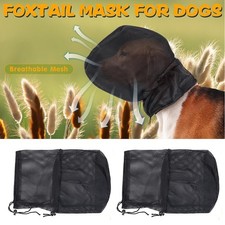 Dog Foxtail Mask Protector Field Net Guard Comfort Mesh for Hiking Outdoor US 