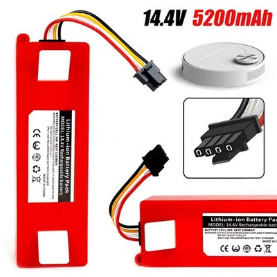 14.4V 5200mAh Akku für Xiaomi Mijia Roborock S50 S51 Millet Sweeper Robot Vacuum