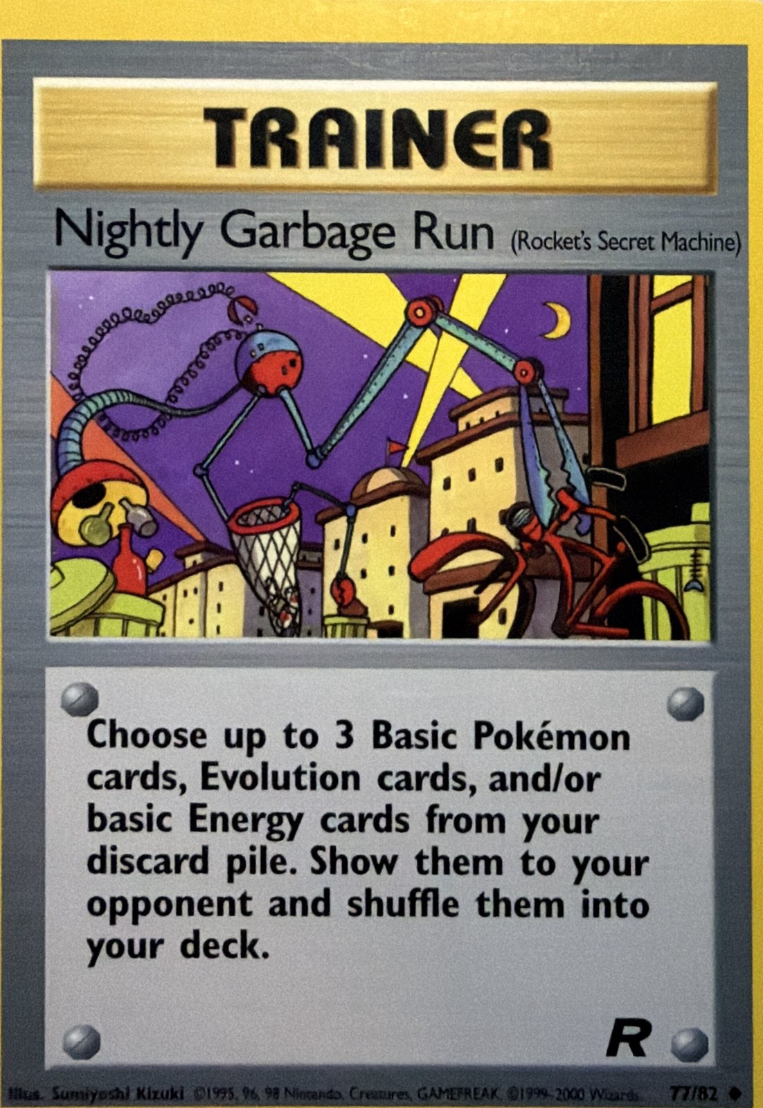 Nightly Garbage Run (Rocket's Secret Machine) Uncommon Team Rocket 77/82 NM