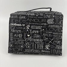 Mary Kay Hanging Travel Roll Up Bag with Hearts Detachable Bags